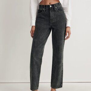 Madewell The Perfect Vintage Jean in Acid Wash, size 26, steel green